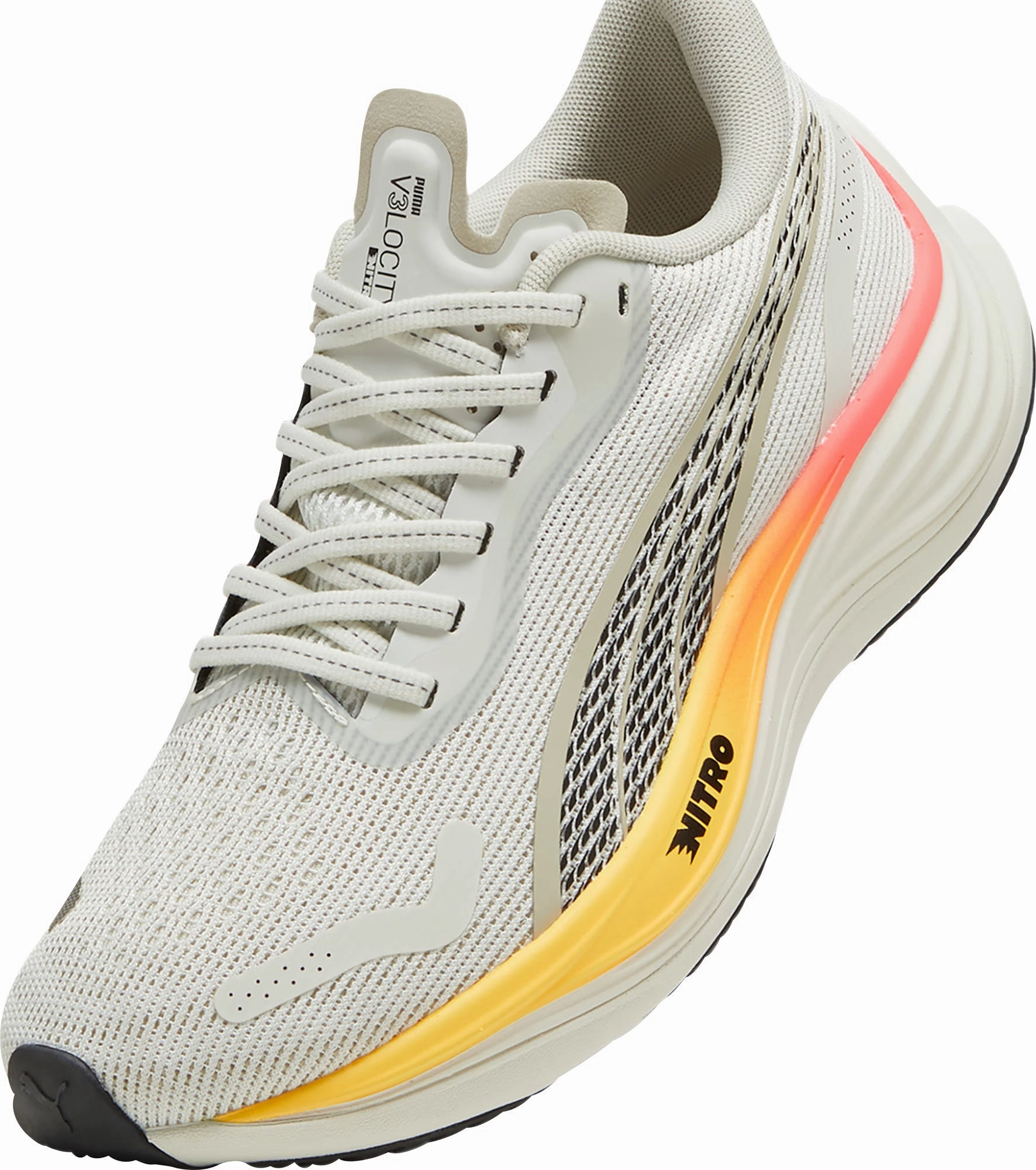 Puma Velocity Nitro 3 Womens Running Shoes - Grey Responsive Road Runners