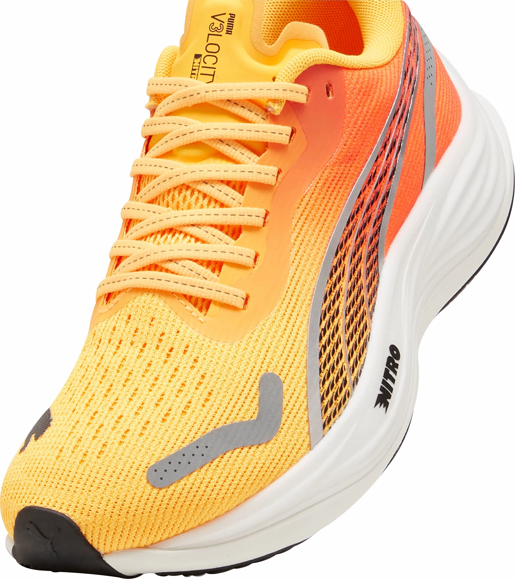 Puma Velocity Nitro 3 Womens Running Shoes - Orange Responsive Road Runners