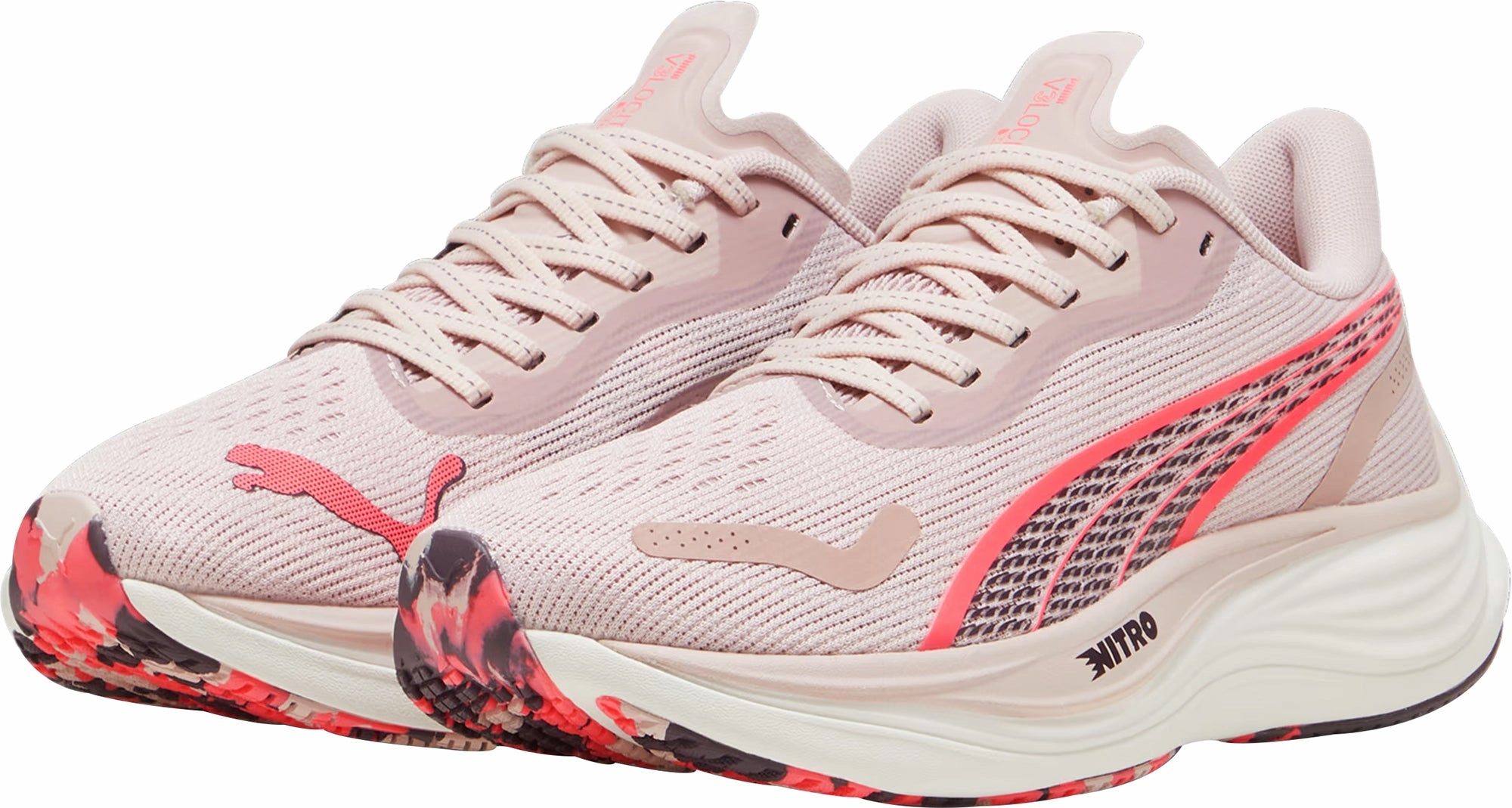 Puma Velocity Nitro 3 Womens Running Shoes - Pink Responsive Road Runners