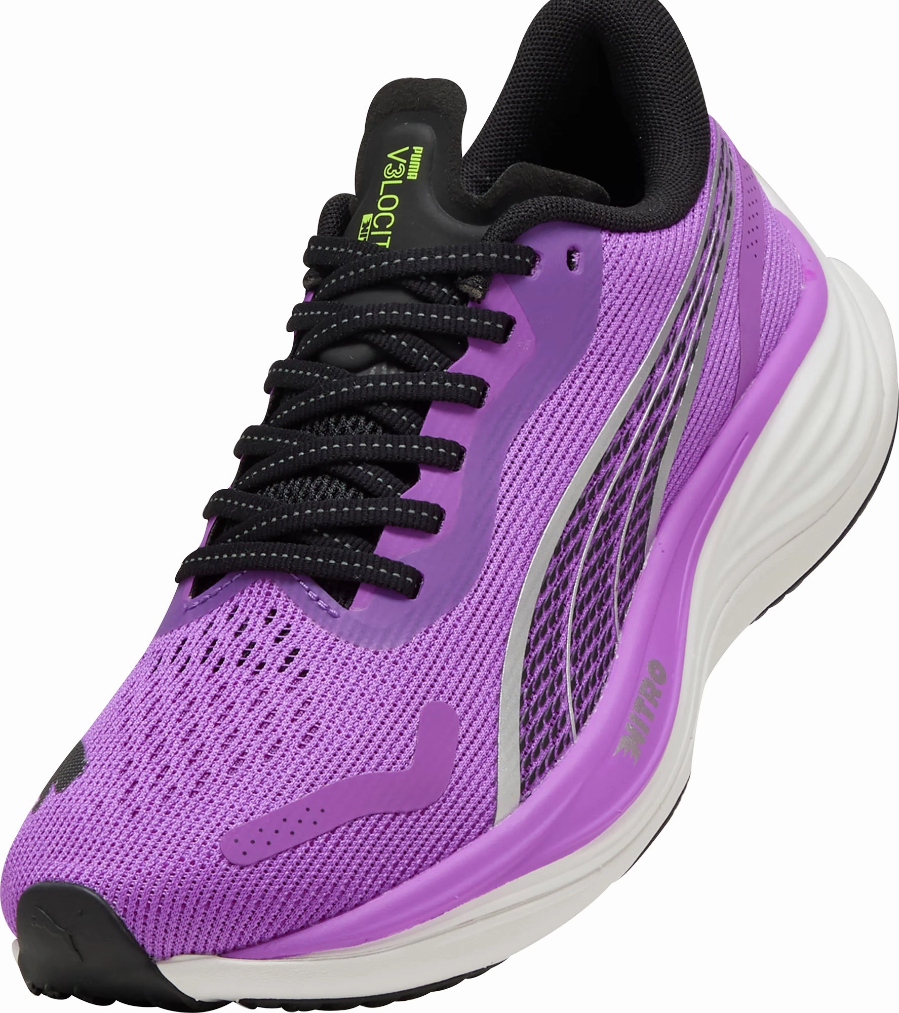 Puma Velocity Nitro 3 Womens Running Shoes - Purple Responsive Road Runners