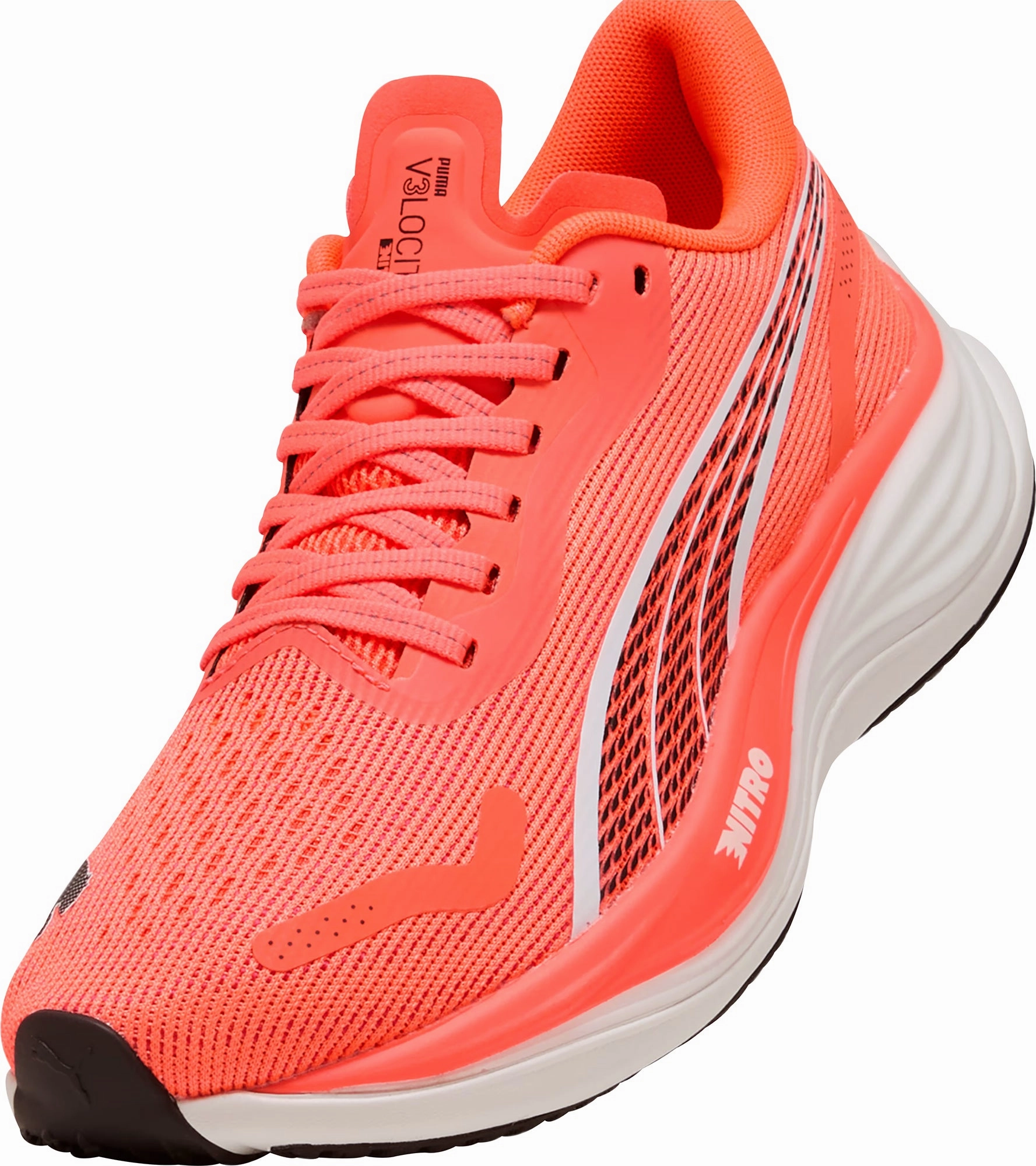Puma Velocity Nitro 3 Womens Running Shoes - Red Responsive Road Runners