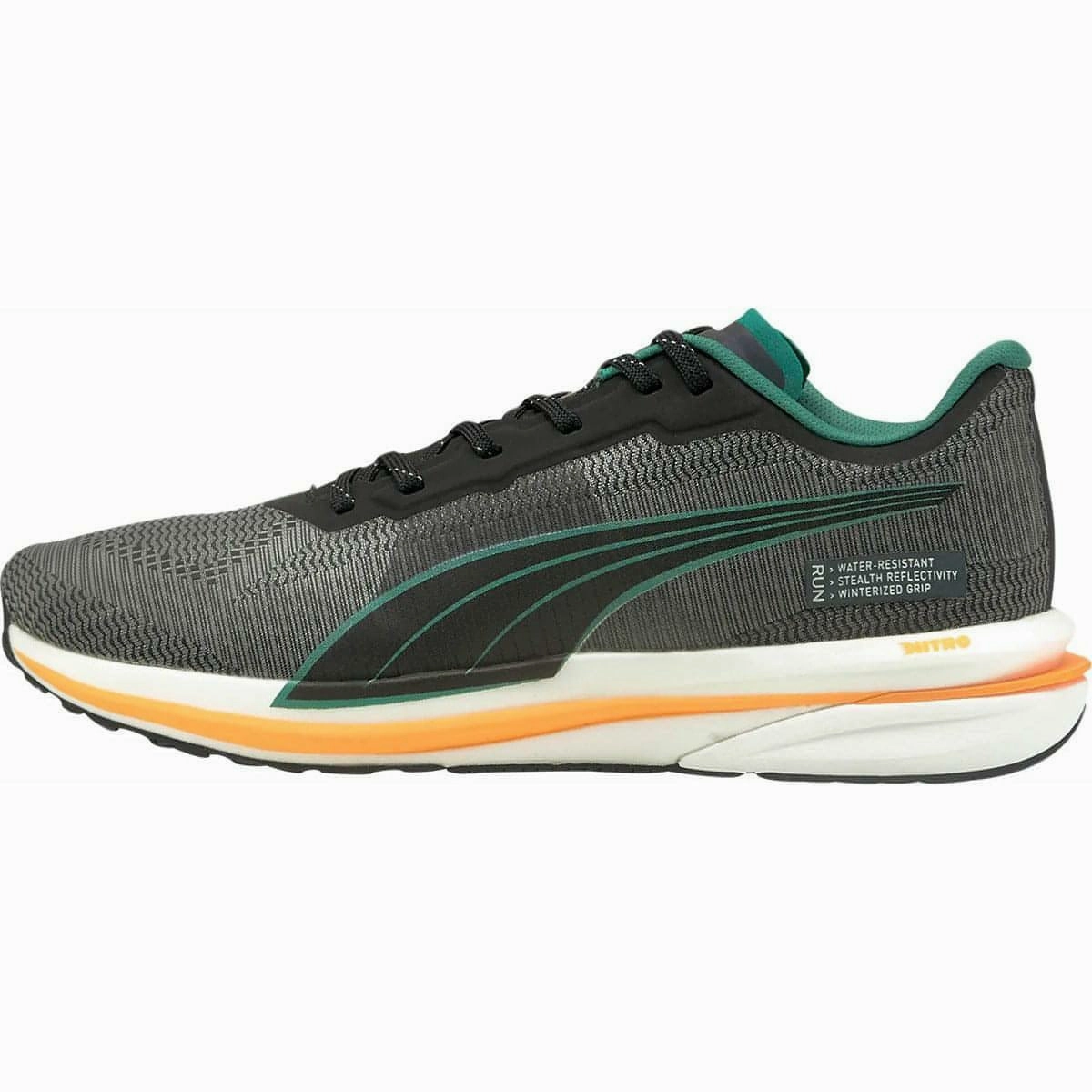 Puma Velocity Nitro WTR Mens Running Shoes - Black Puma Velocity Nitro shoes