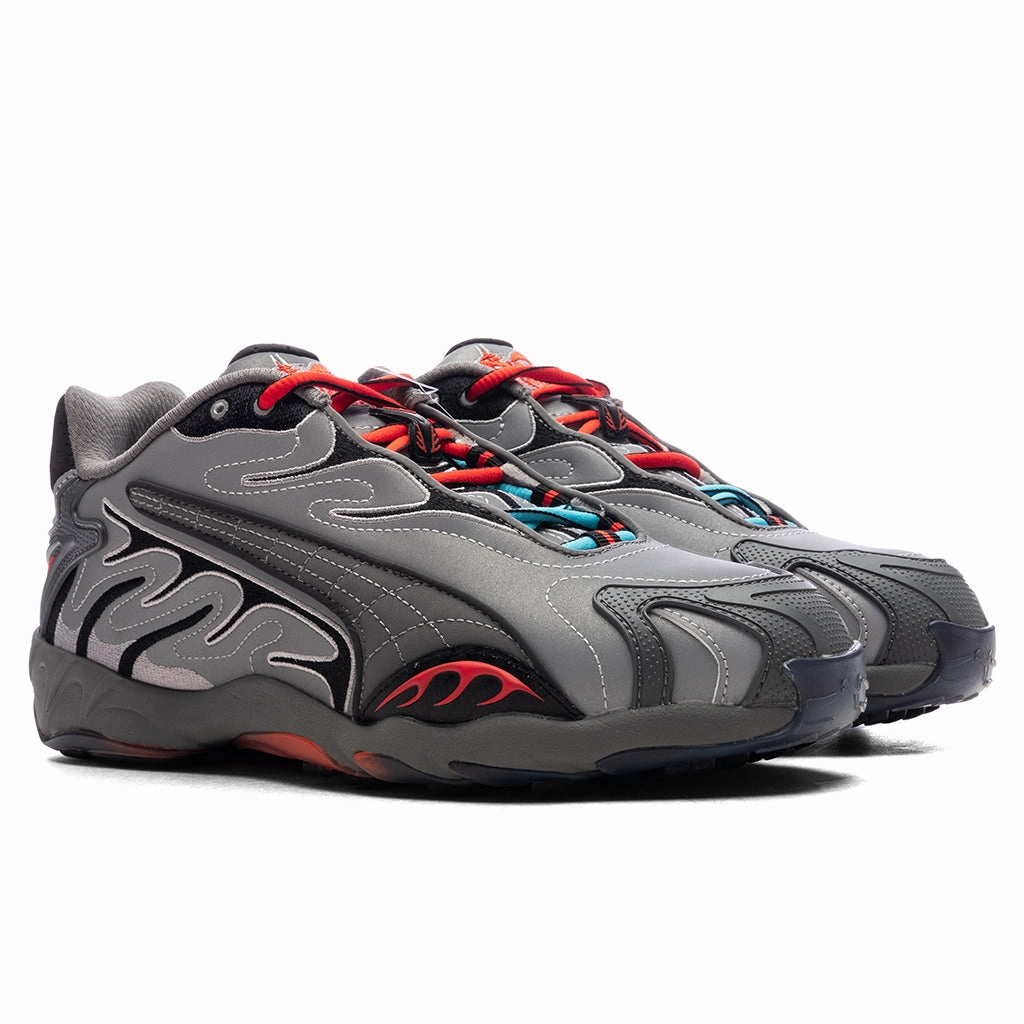 Puma x A$AP Rocky Inhale Reflective - Team Silver/Flat Medium Gray Puma Everyday Style Shoes