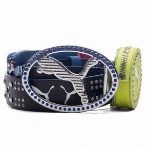 Puma x A$AP Rocky Leather Belt - Black Puma shoes with suede and modern shape