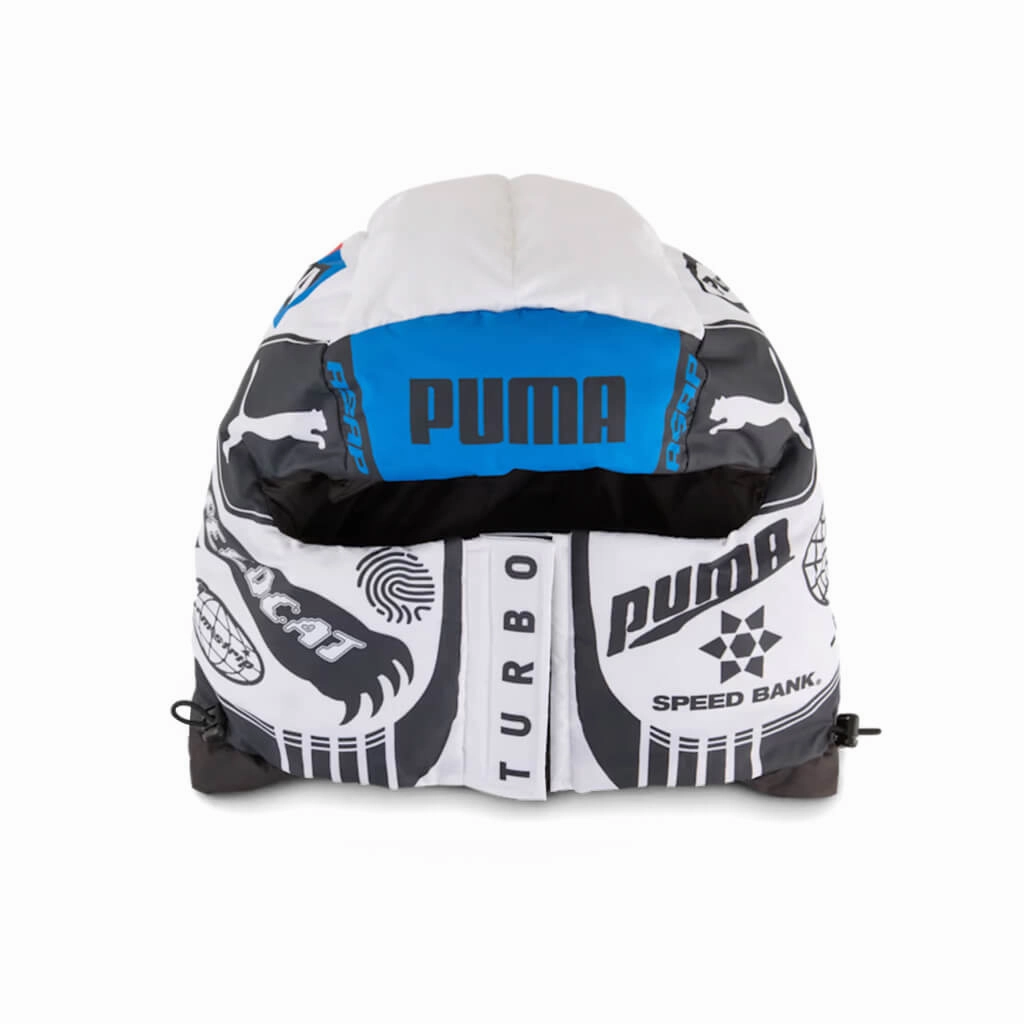 Puma x A$AP Rocky Padded Balaclava - White/Team Royal Puma sneakers for casual streetwear