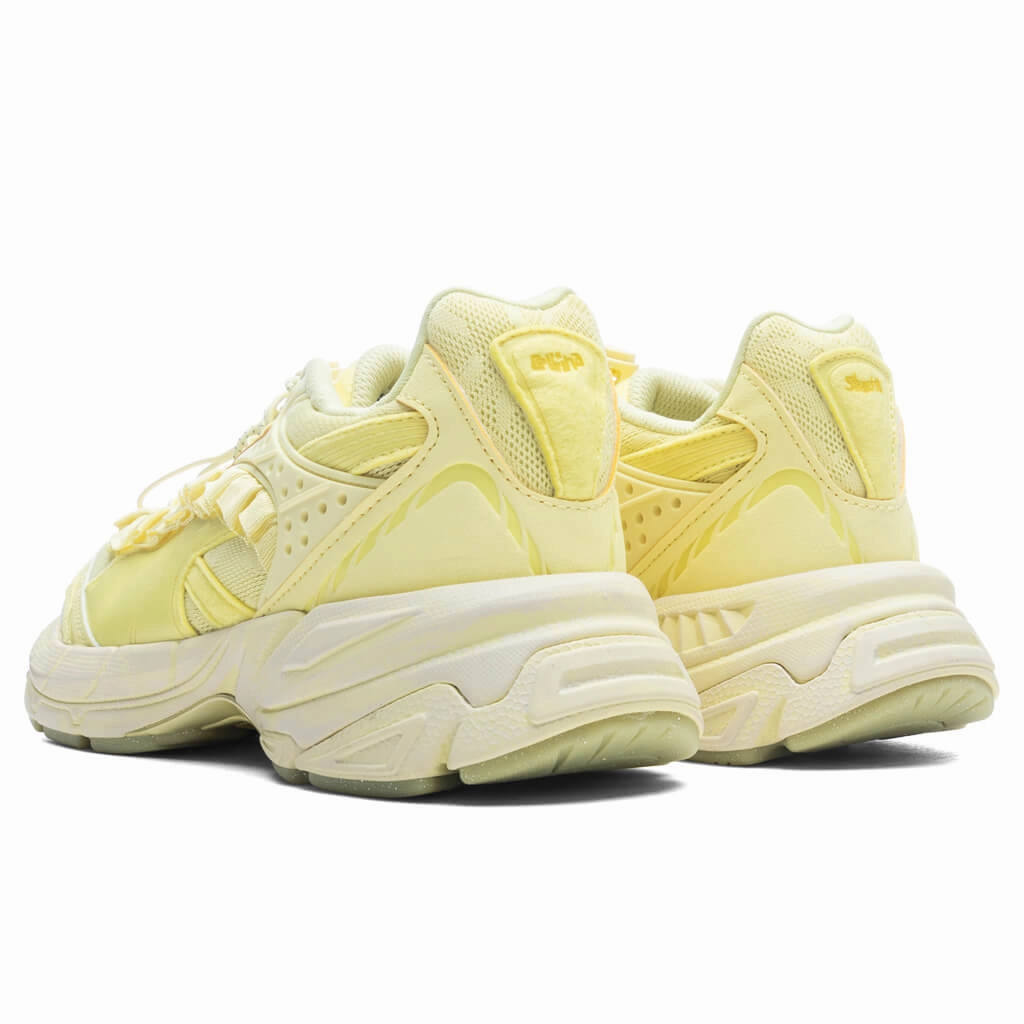 Puma x Collina Strada Women's Velophasis - Vintage Yellow Puma Suede Street Sneakers