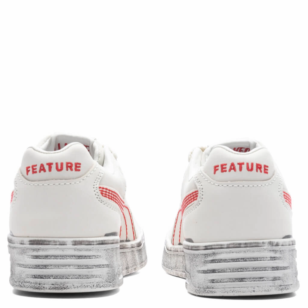 Puma x Feature Slipstream Lo - Vapor Gray/Pop Red Puma Everyday Style Shoes