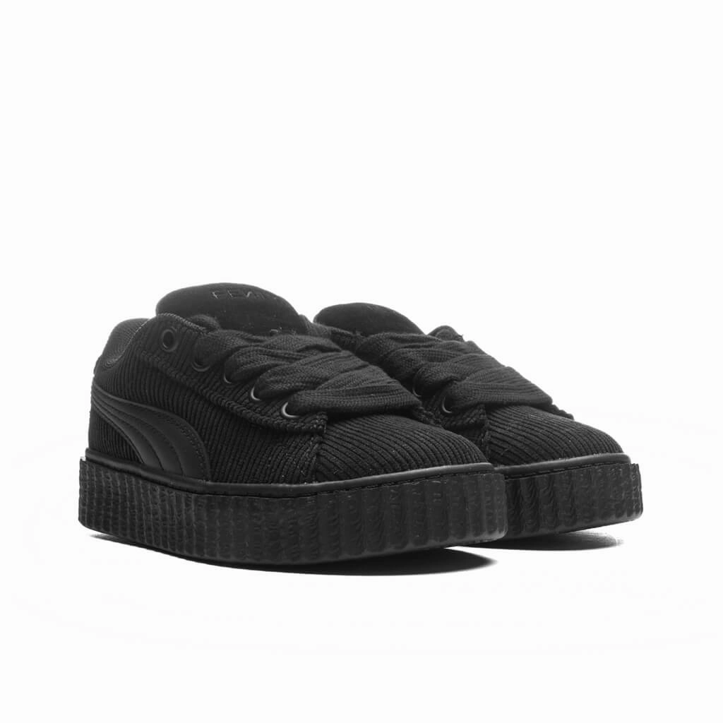 Puma x Fenty Creeper Phatty Corduroy (PS) - Black/Gold Puma Everyday Style Shoes