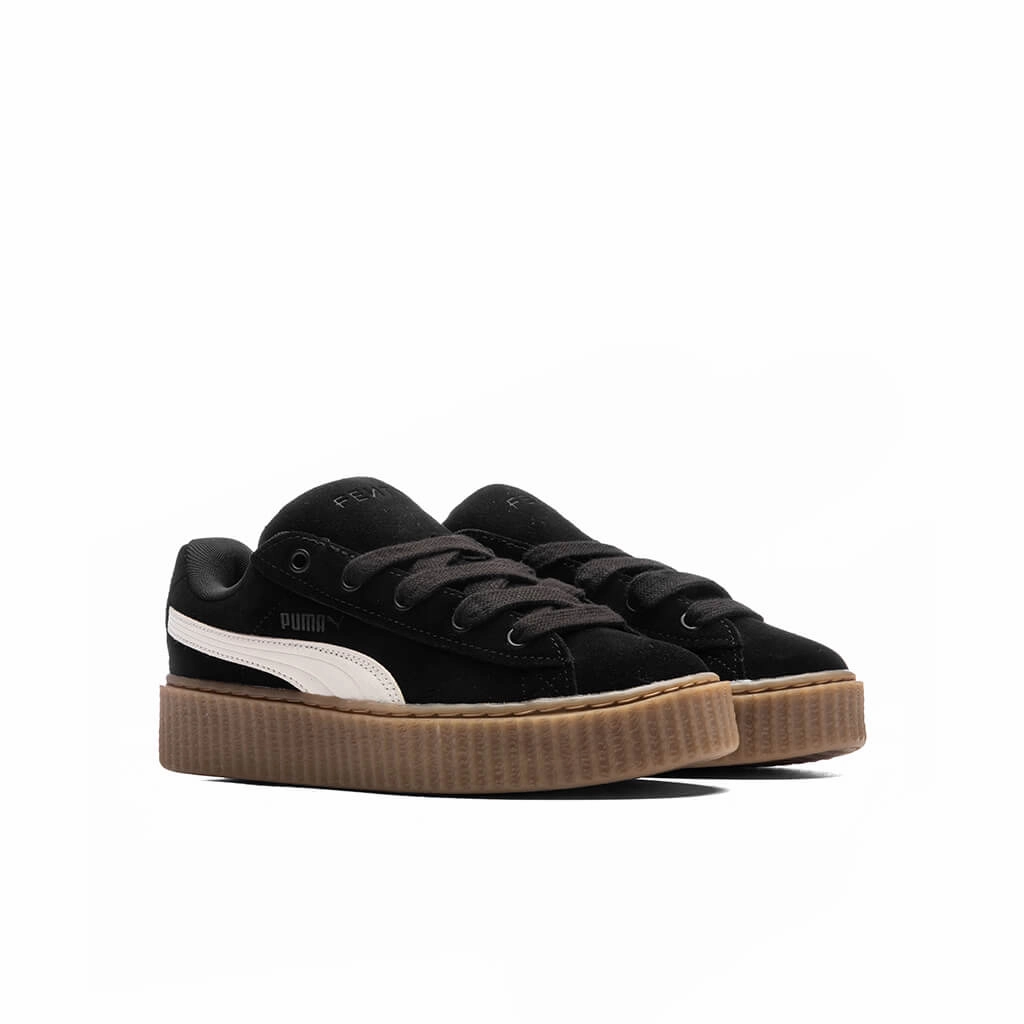 Puma x Fenty Creeper Phatty Little Kids' - Black/Warm White/Gum Puma Everyday Style Shoes
