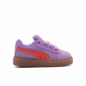 Puma x Fenty Creeper Phatty Toddlers' - Lavender Alert/Burnt Red/Gum Puma sneakers for casual streetwear