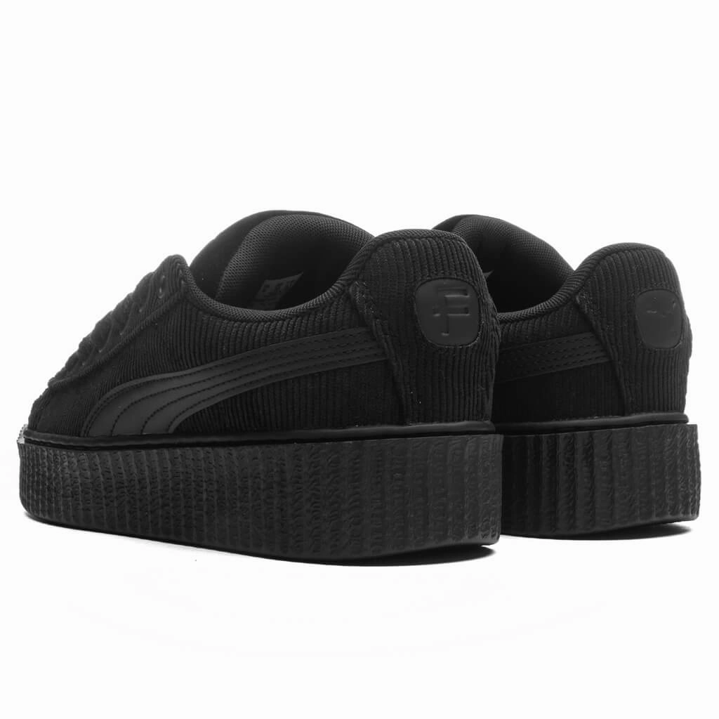 Puma x Fenty Women's Creeper Phatty Corduroy - Black/Gold Puma Everyday Style Shoes
