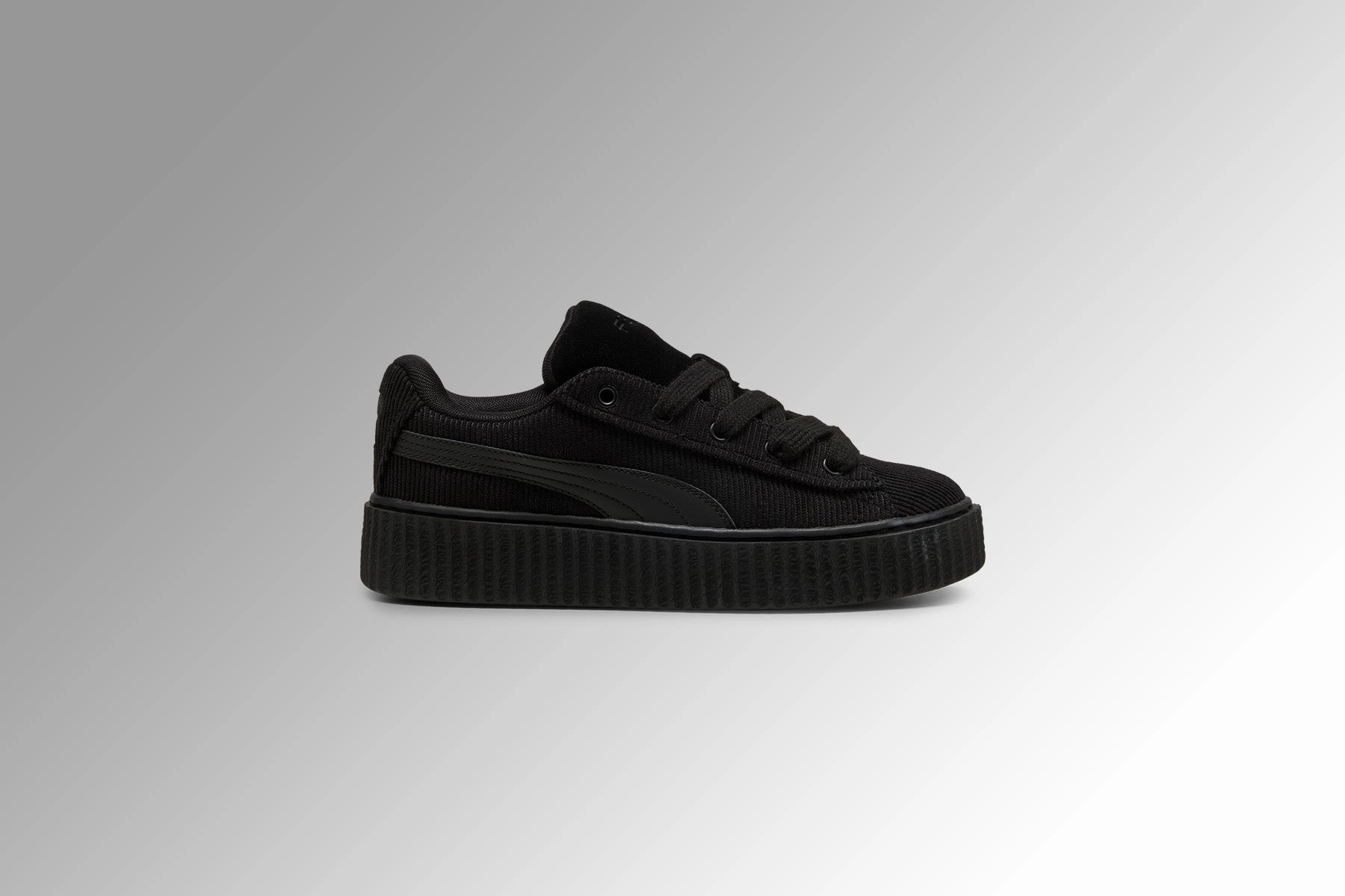 Puma x Fenty Women's Creeper Phatty Corduroy - Black/Gold Puma Everyday Style Shoes