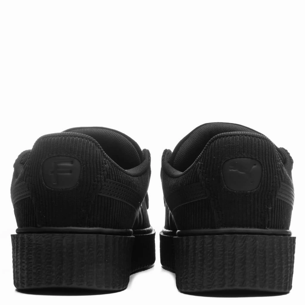 Puma x Fenty Women's Creeper Phatty Corduroy - Black/Gold Puma Everyday Style Shoes