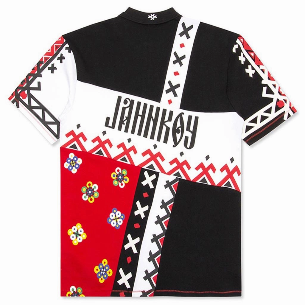 Puma x Jahnkoy AOP Polo - High Risk Red Puma Stripe Logo Trainers