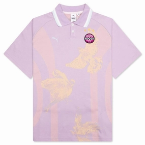 Puma x Kidsuper Knitted Jersey - Vivid Violet Puma sneakers for casual streetwear