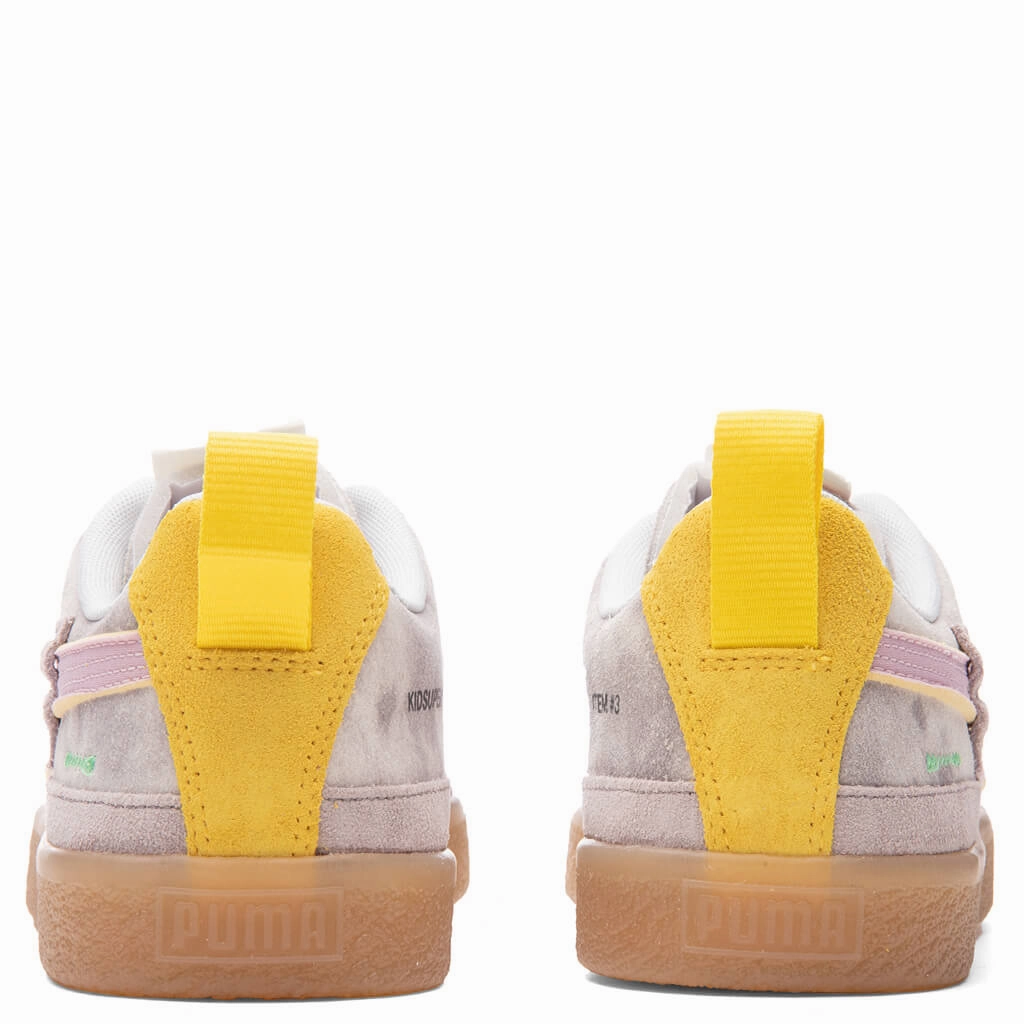 Puma x Kidsuper Studios Suede VTG - Lupine-Orchid Hush Puma Stripe Logo Trainers