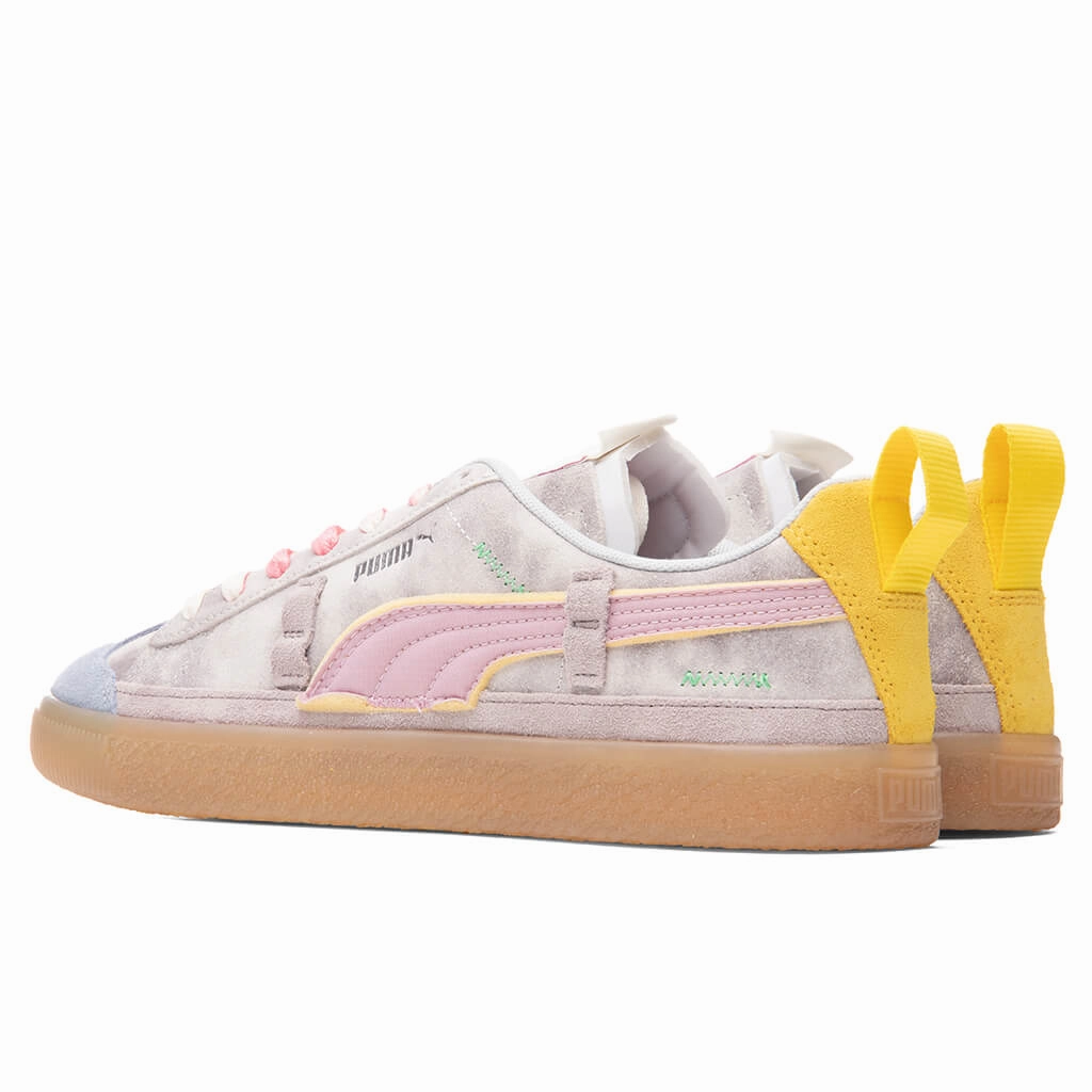 Puma x Kidsuper Studios Suede VTG - Lupine-Orchid Hush Puma Stripe Logo Trainers
