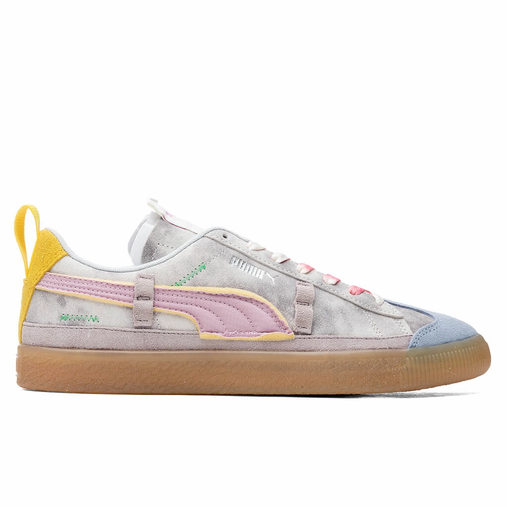 Puma x Kidsuper Studios Suede VTG - Lupine-Orchid Hush Puma trainers with bold stripe logo