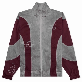 Puma x Kidsuper Track Jacket - Aubergine Puma sneakers for casual streetwear