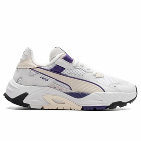 Puma x Lauren London Women's RS-TRCK - White/Pristine Puma sneakers for casual streetwear