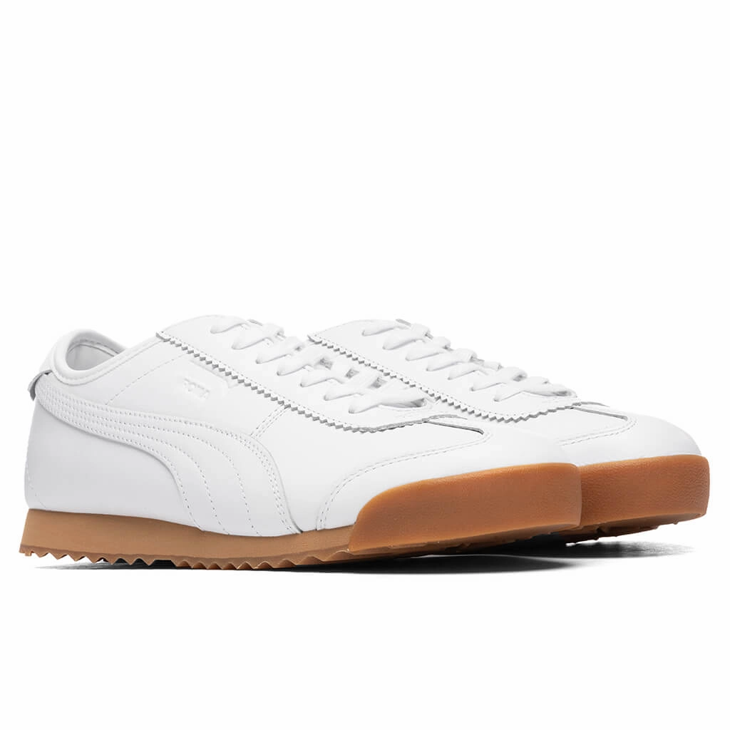 Puma x Maison Kitsune Roma - White Puma Stripe Logo Trainers