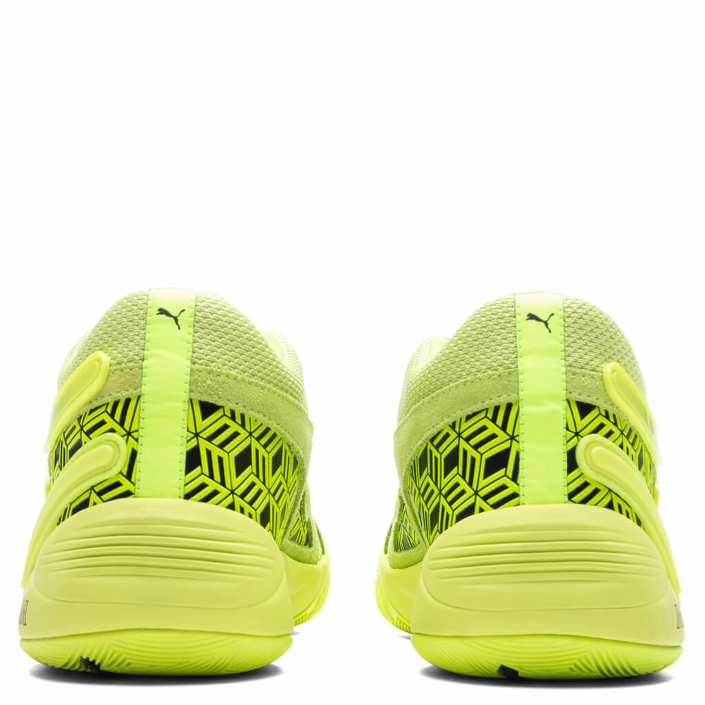 Puma x MCM TRC Blaze Court - Acid Lime/Black Puma Everyday Style Shoes