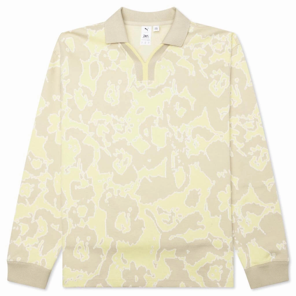 Puma x P.A.M. Rugby Shirt - Putty Puma sneakers for casual streetwear