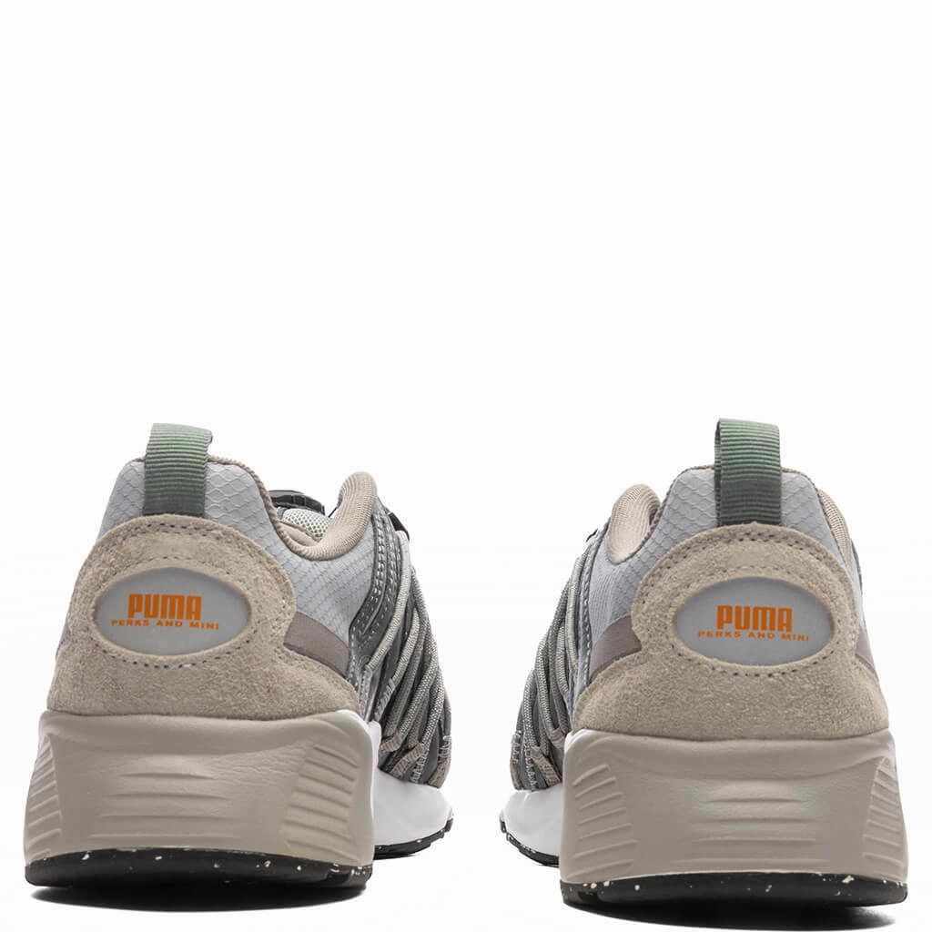 Puma x Perks and Mini Prevail Disc Leather Sneakers - Black Puma Suede Street Sneakers