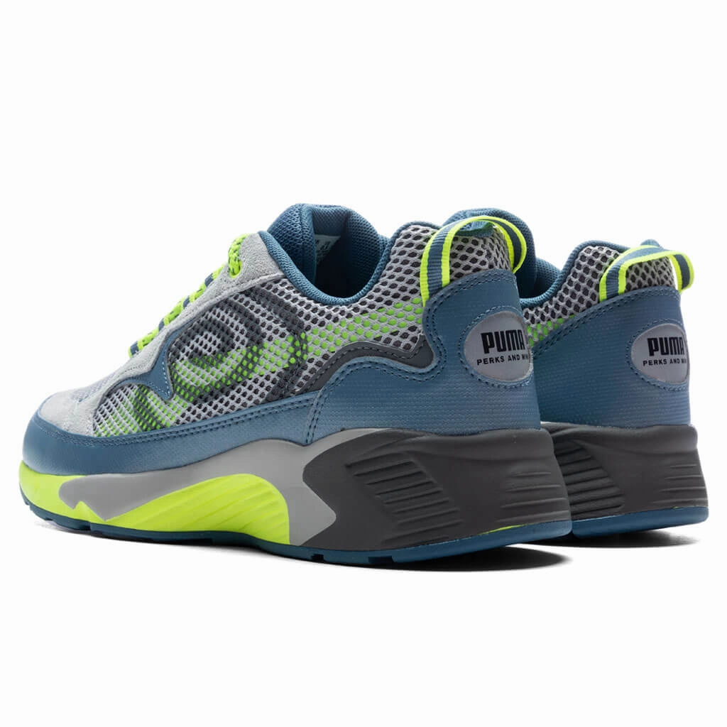 Puma x Perks and Mini Prevail Sneakers - Blue Puma Suede Street Sneakers