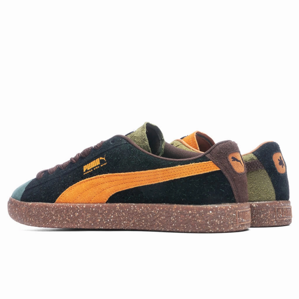 Puma x Perks and Mini Suede Vintage - Brown Puma Everyday Style Shoes