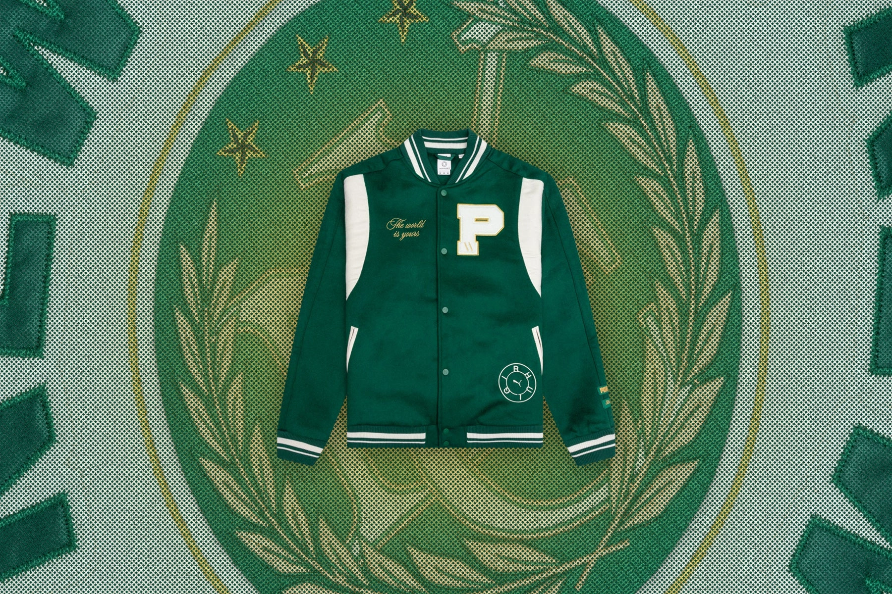 Puma x Rhuigi Varsity Jacket - Evergreen Puma Everyday Style Shoes