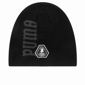 Puma x Skepta Cuffless Beanie - Black Puma sneakers for casual streetwear