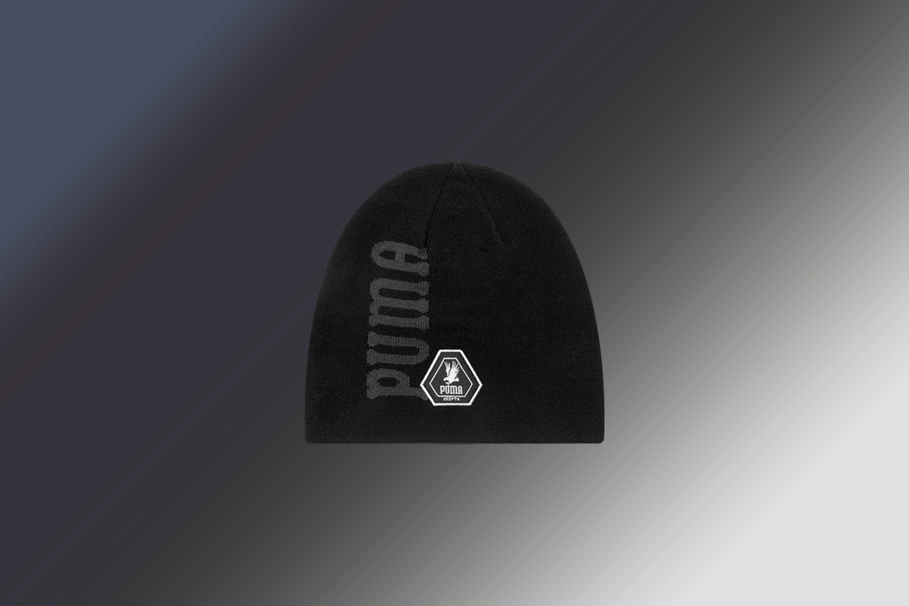 Puma x Skepta Cuffless Beanie - Black Puma Everyday Style Shoes