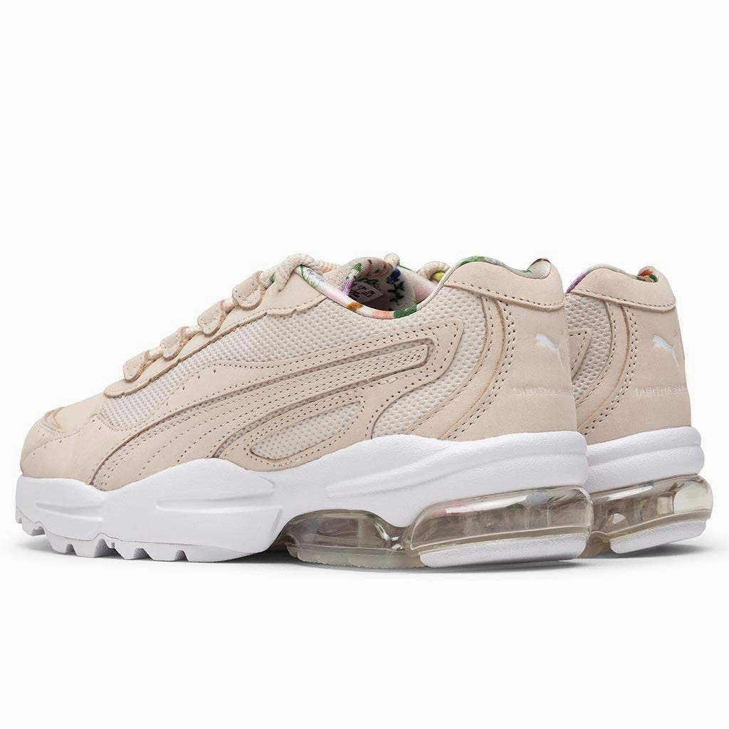 Puma x Tabitha Simmons Women's Cell Stellar - Pastel Parchment Puma Stripe Logo Trainers