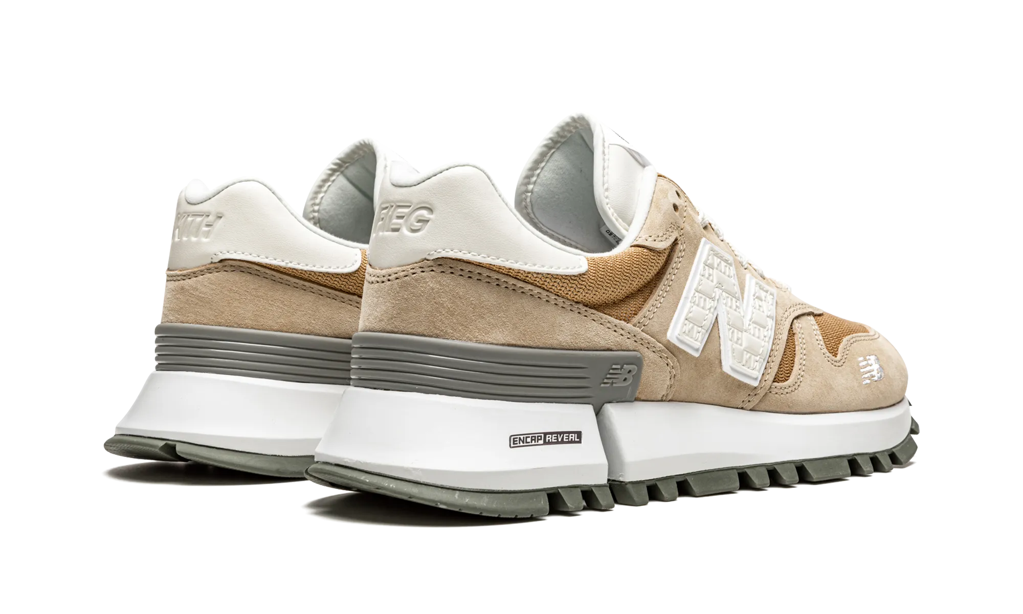 RC 1300 "Kith - 10th Anniversary - Beige" new balance mesh athletic shoes