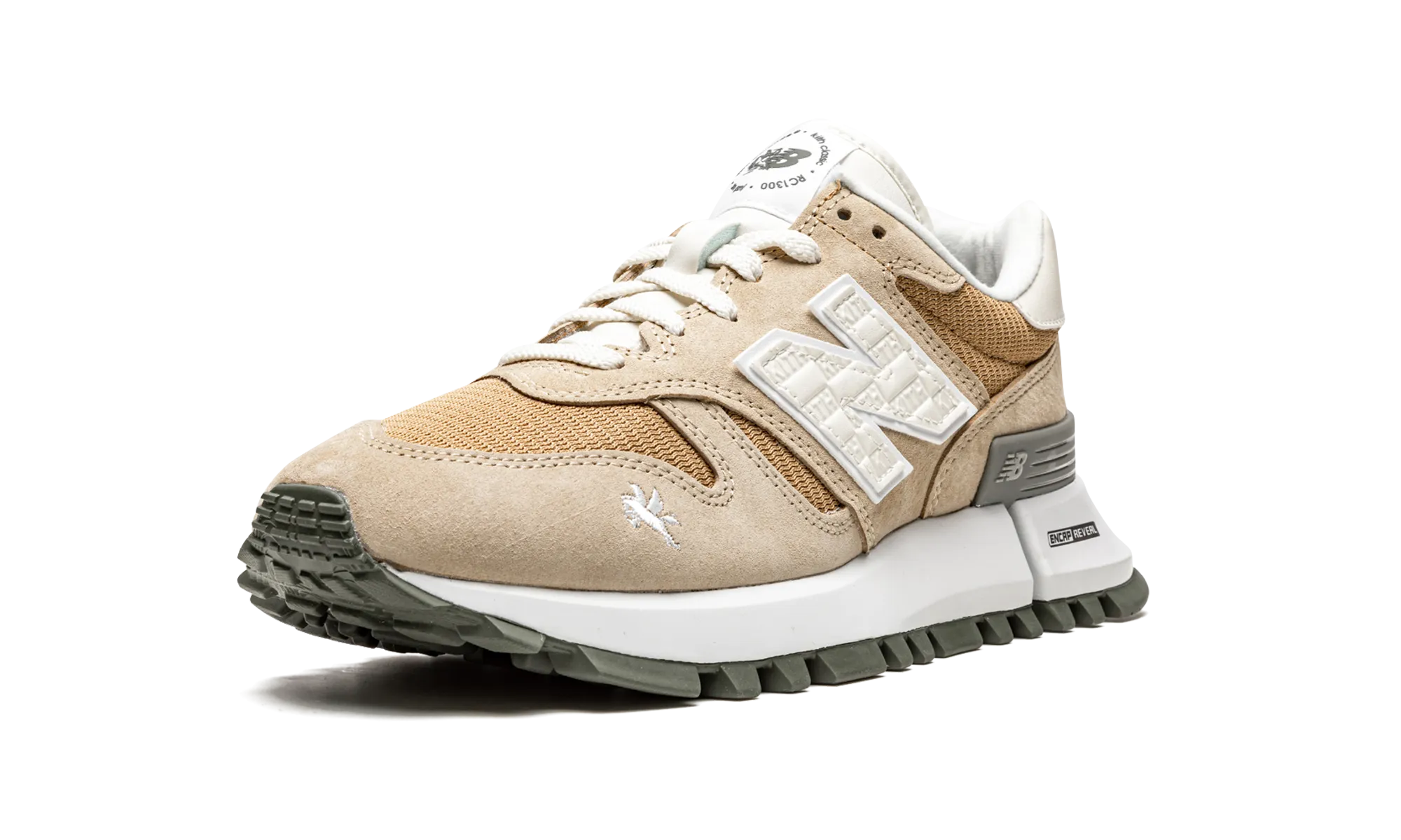RC 1300 "Kith - 10th Anniversary - Beige" new balance mesh athletic shoes