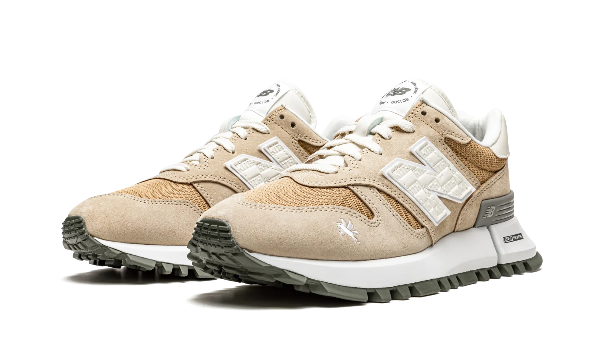 RC 1300 "Kith - 10th Anniversary - Beige" new balance mesh athletic shoes