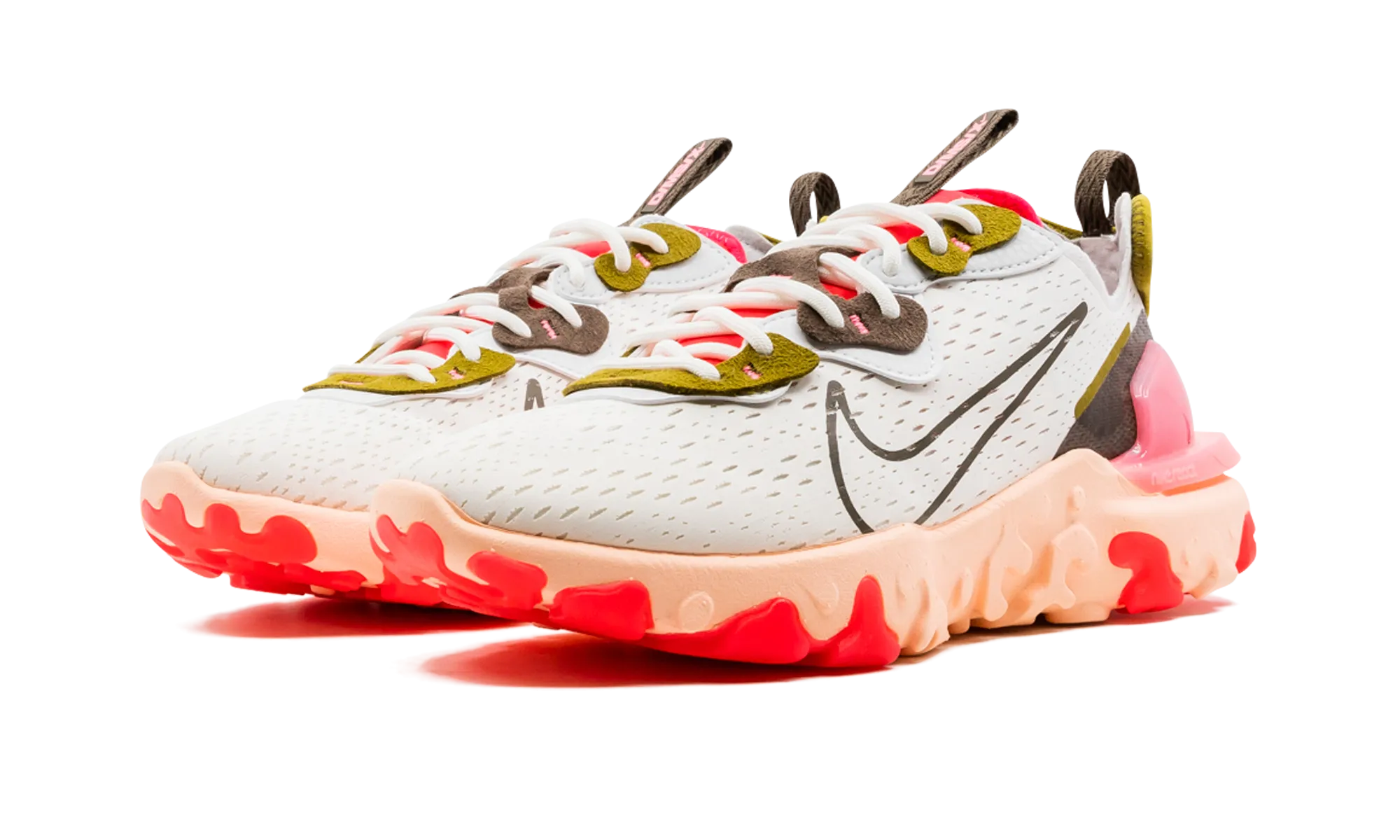 REACT VISION MNS WMNS "Summit White / Siren Red" nike womens breathable trainers