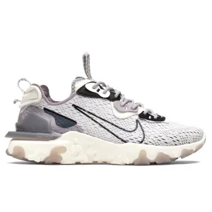 React Vision - Vast Grey/Black Nike shoes with cushioned air sole