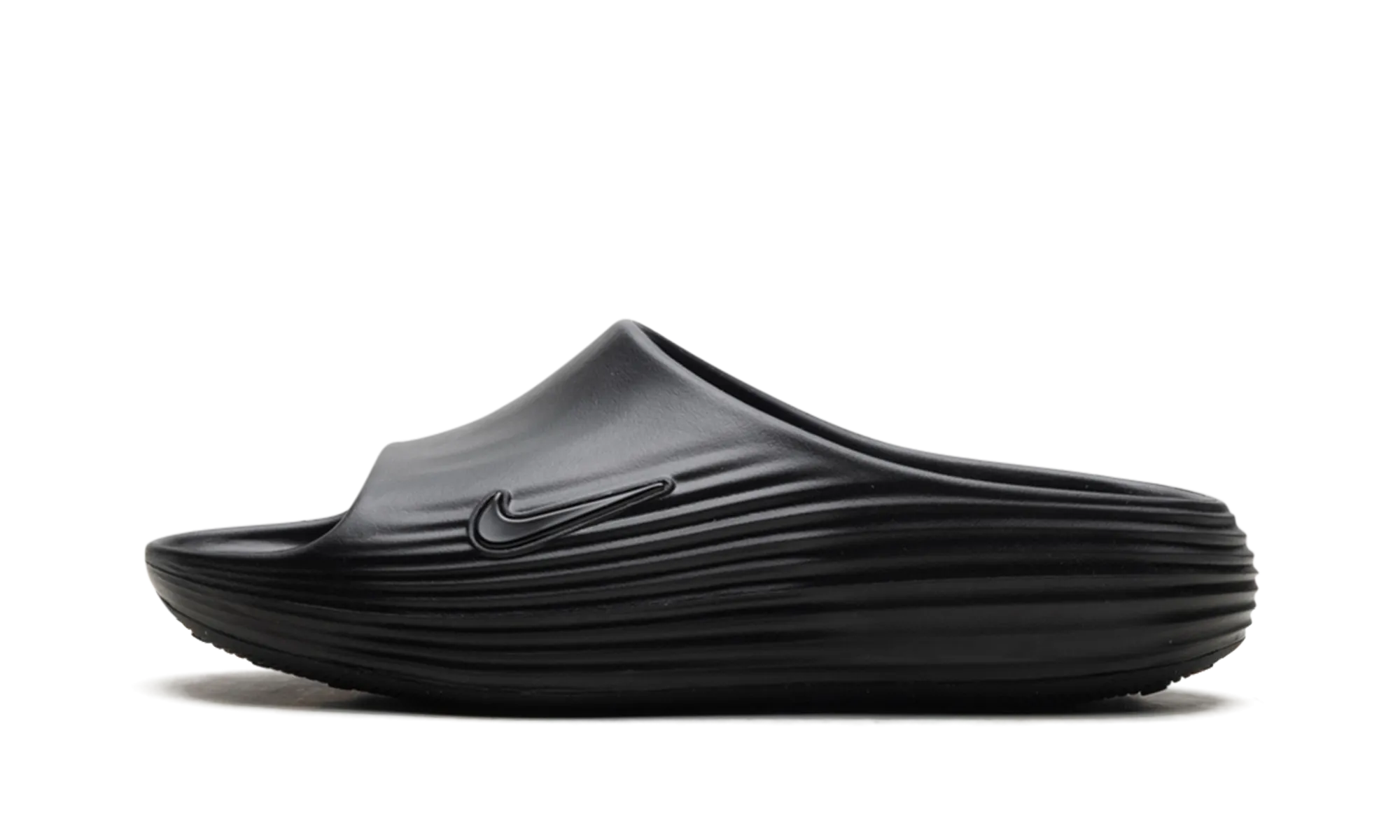 ReactX Rejuven8 Slide "Triple Black" Nike Mens sneakers