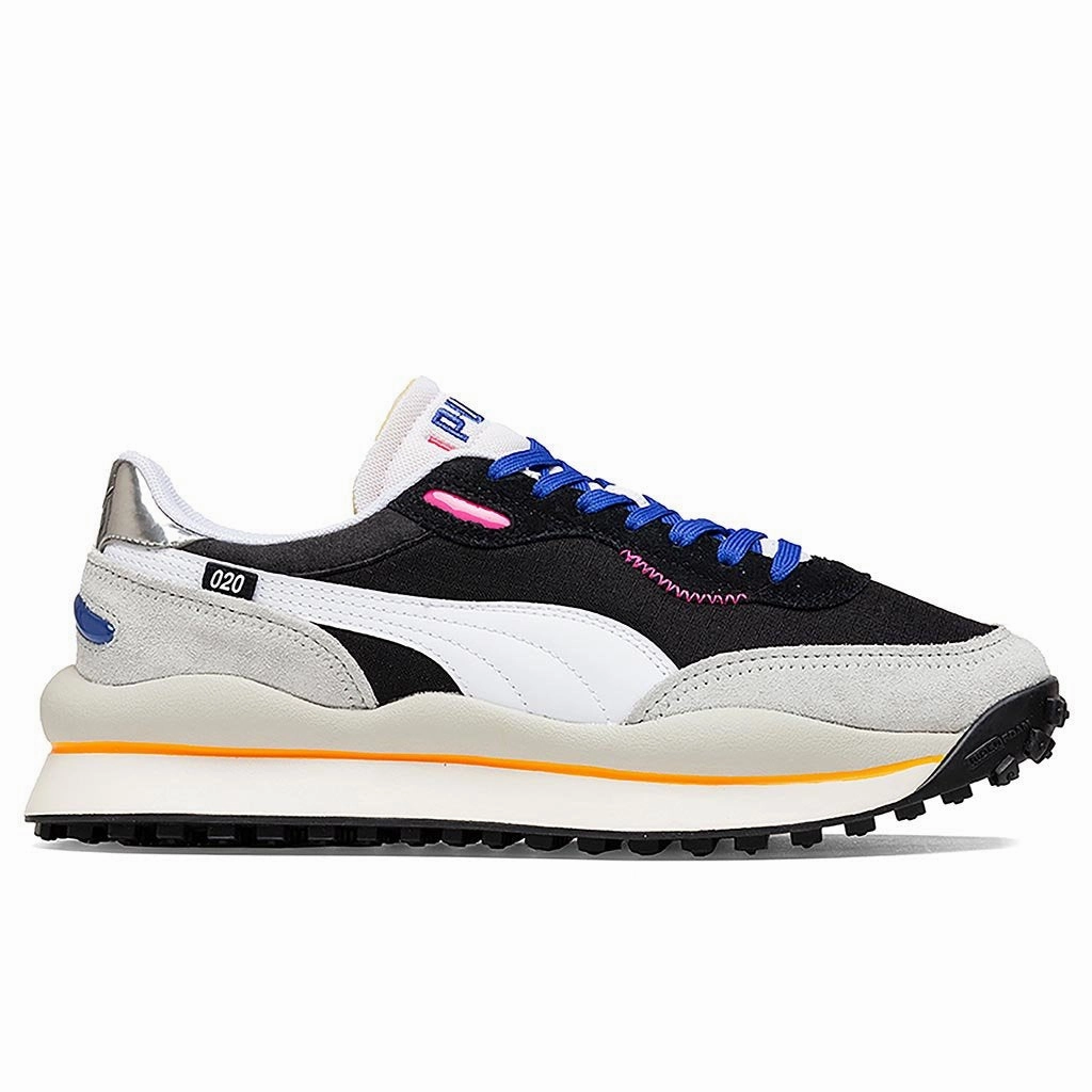 Rider 020 Play - Black Puma trainers with bold stripe logo