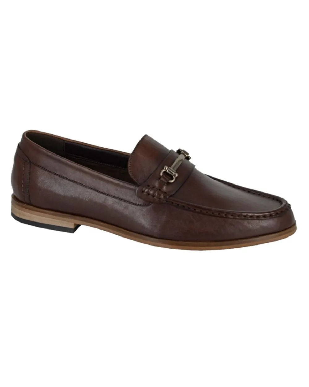 Roamers Mens Leather Slip On Casual Shoes Roamers Shoes