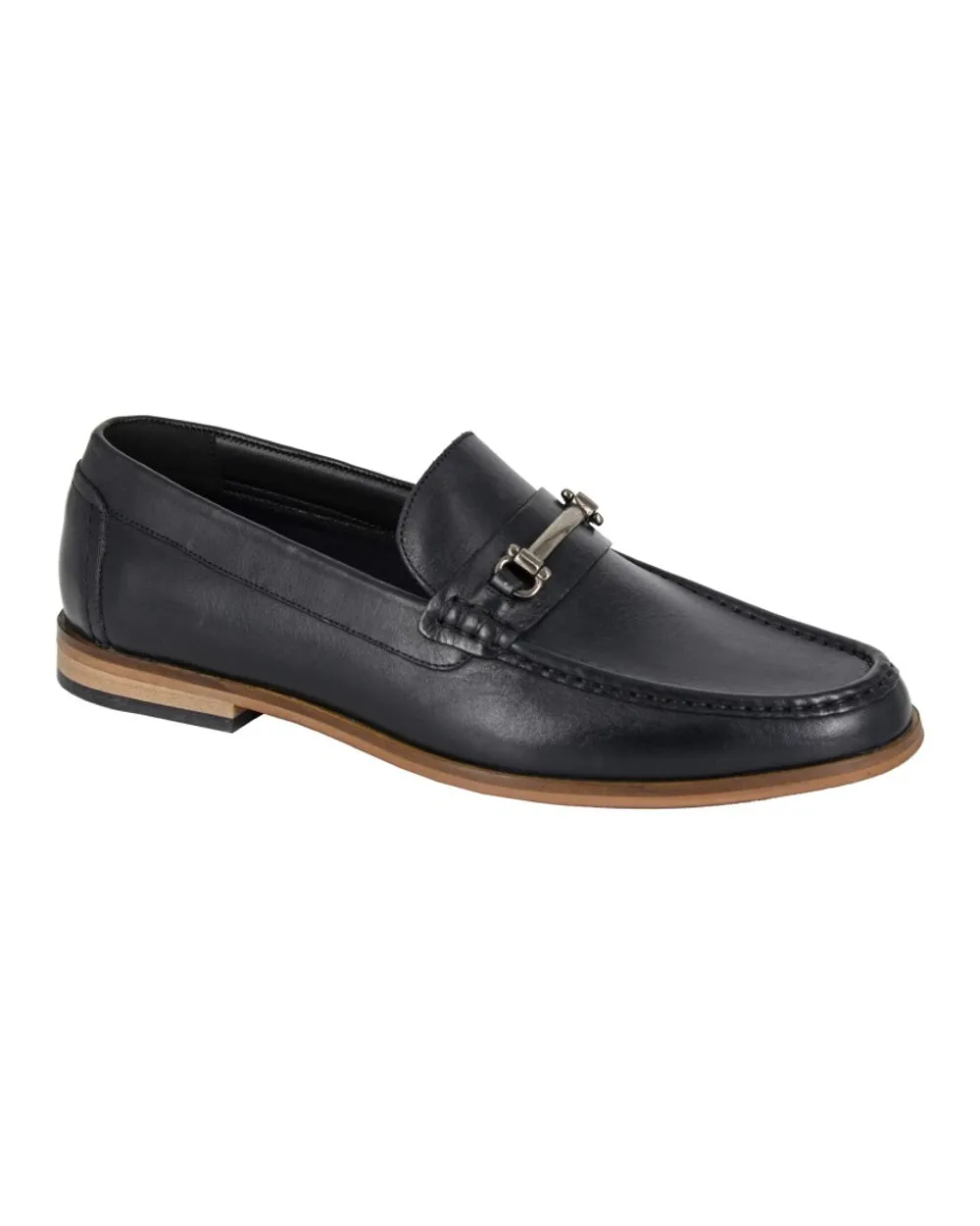 Roamers Mens Leather Slip On Casual Shoes Roamers Shoes