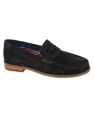 Roamers Mens Slip On Casual Suede Loafer Roamers Shoes