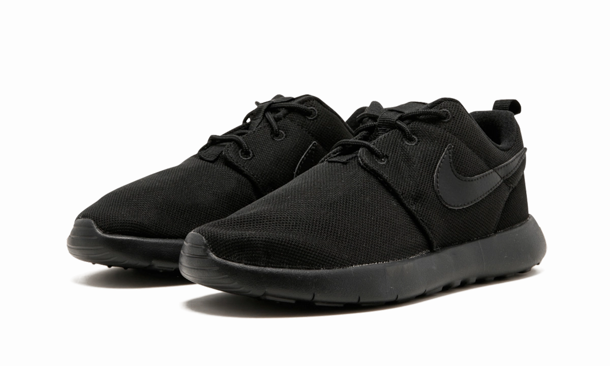 Roshe One PS "Black" nike preschool slip-on sneakers