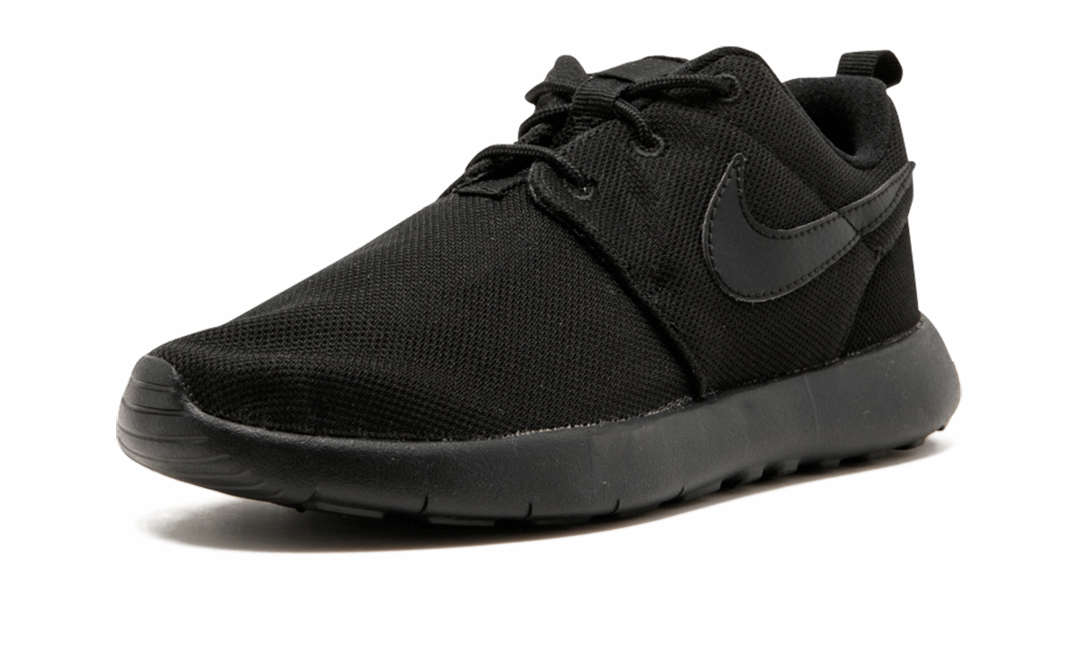 Roshe One PS "Black" nike preschool slip-on sneakers