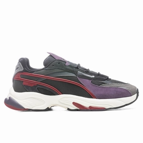 RS-Connect Drip - Black/Intense White Puma shoes with suede and modern shape