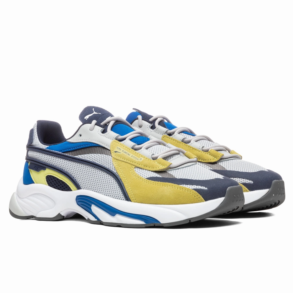RS-Connect Lazer - Blue Puma Stripe Logo Trainers