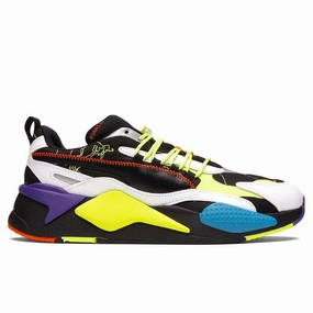 RS-X Day Zero - Black/White Puma trainers with bold stripe logo