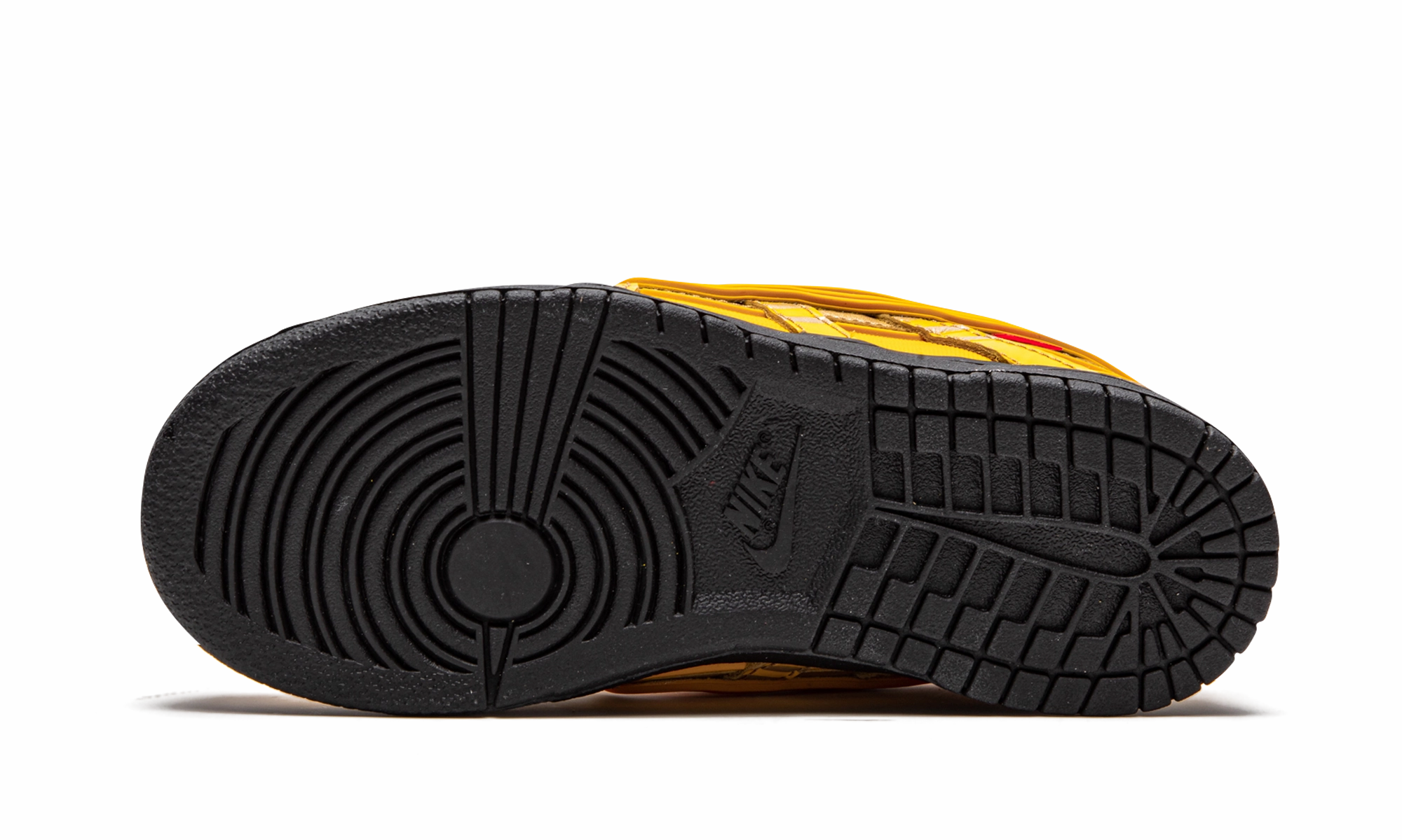 Rubber Dunk PS "Off-White - University Gold" nike preschool slip-on sneakers